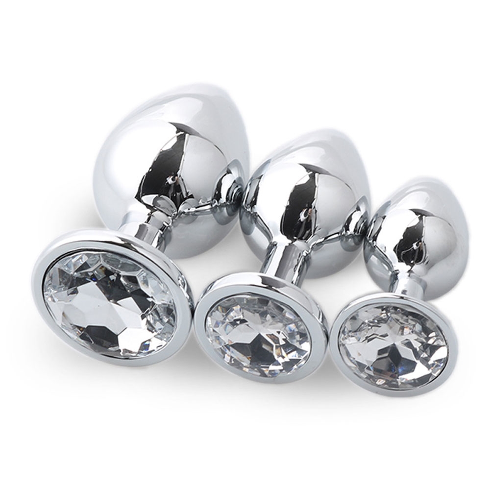 Plug hậu môn Inox Đính Đá