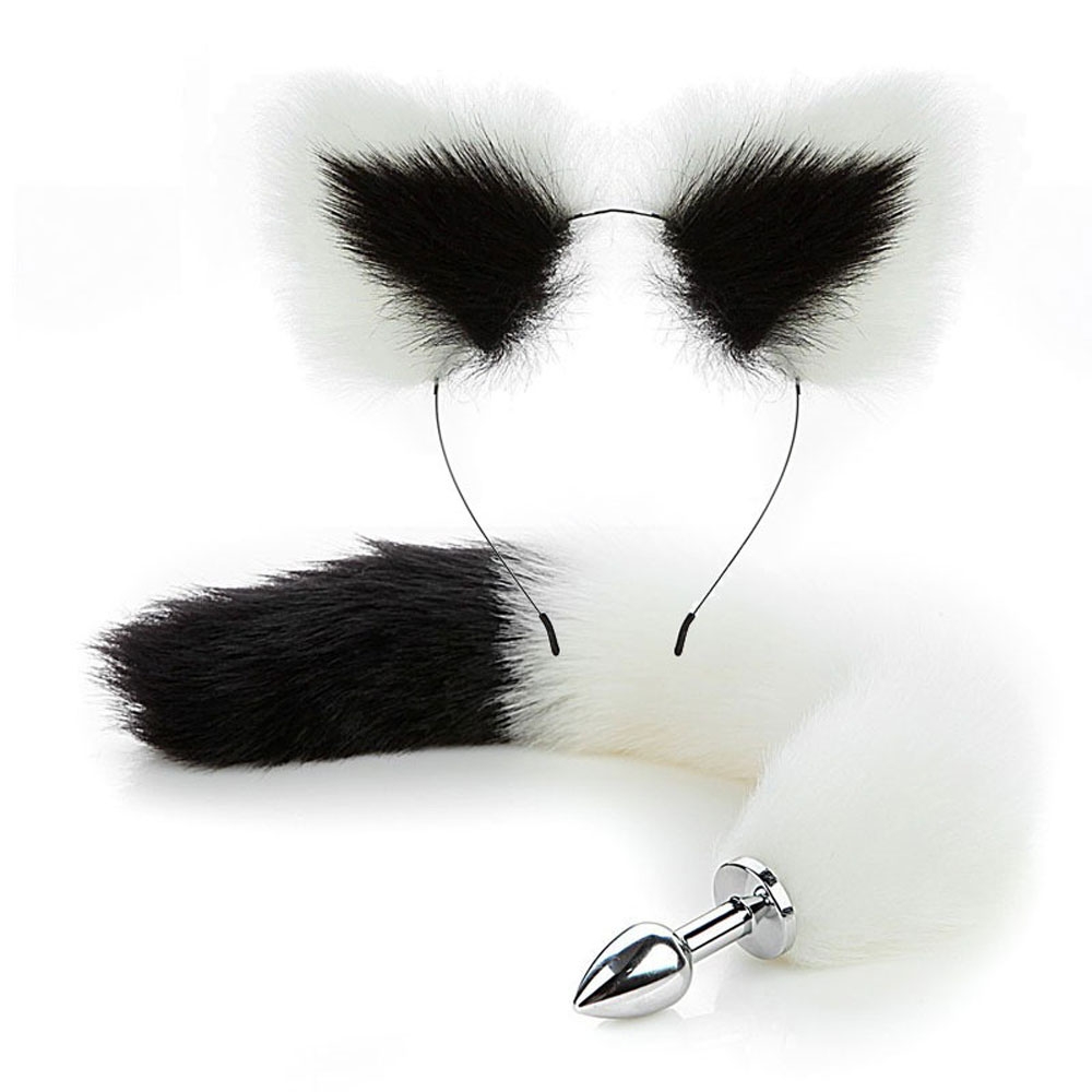 BDSM Plug đuôi chồn + tai chồn bạo dâm chính hãng