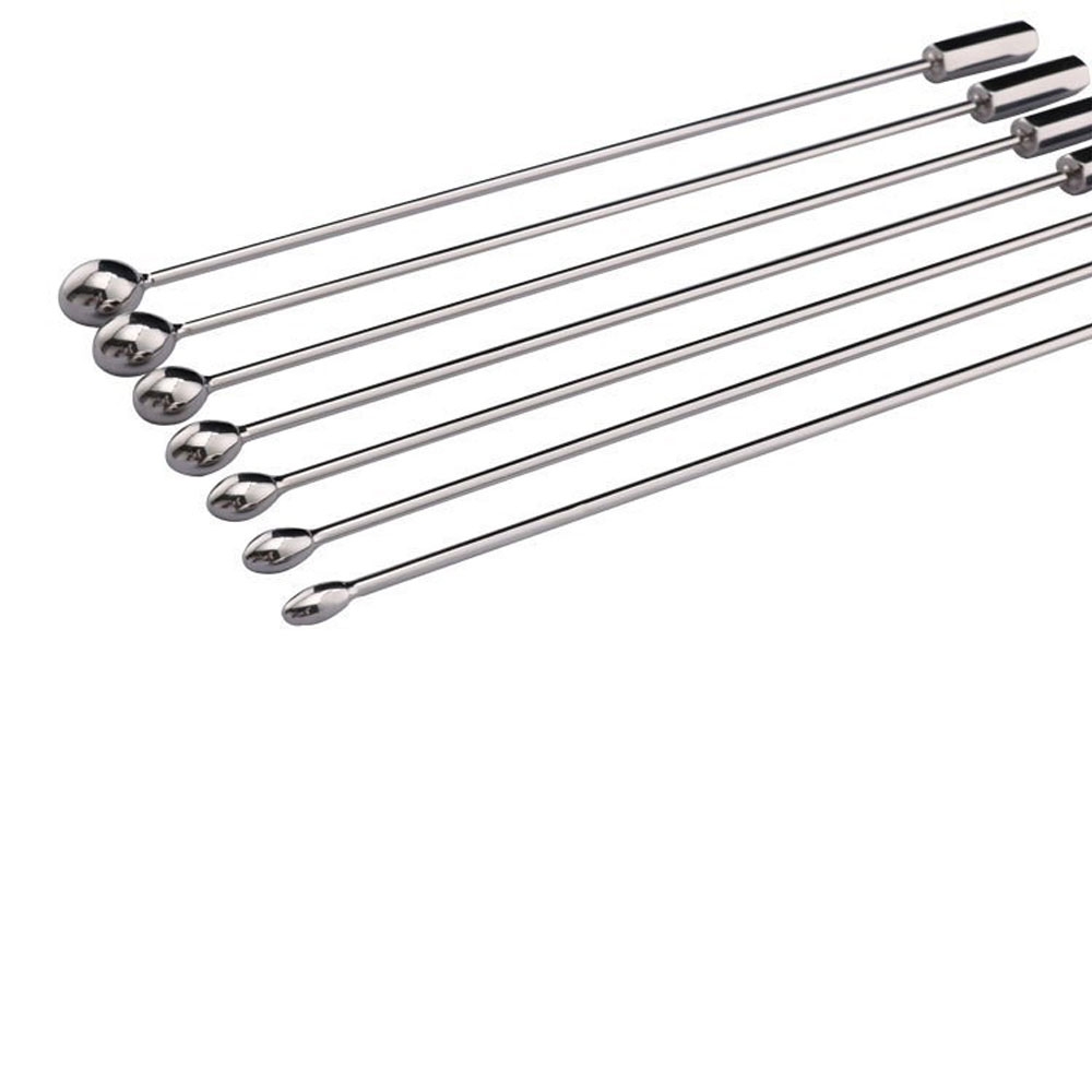 BDSM Que kích thích niệu đạo đầu tròn inox bạo dâm chính hãng
