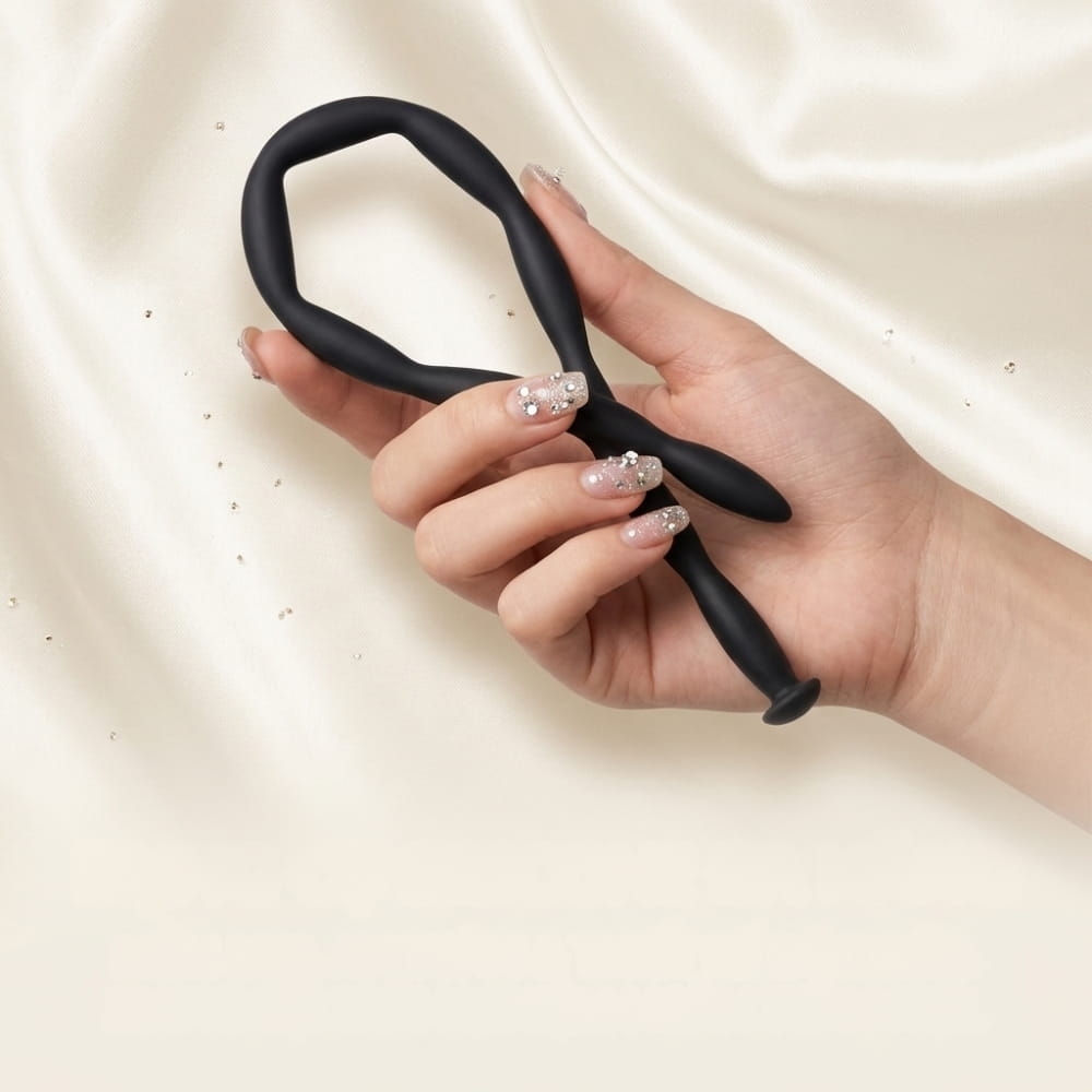 Que kích thích niệu đạo chuỗi hạt silicone