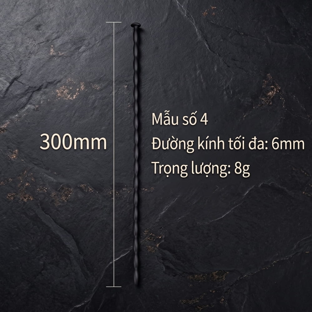 Que kích thích niệu đạo chuỗi hạt silicone