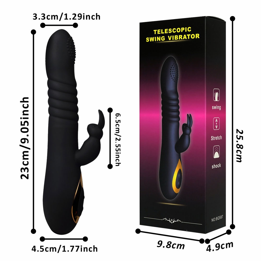 Dương vật giả đa năng Boqi Rabbit BQ587