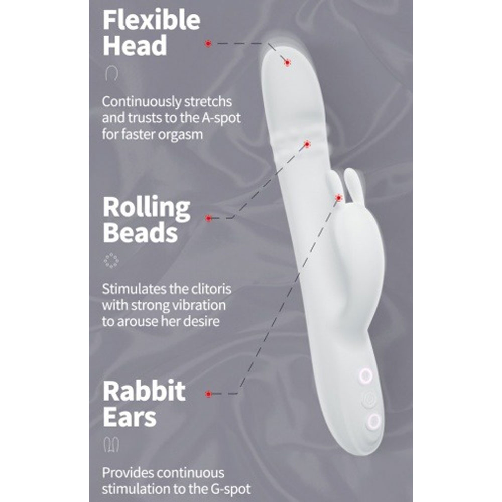 Dương vật giả DryWell Rabbit Pro V-22 đa năng chính hãng