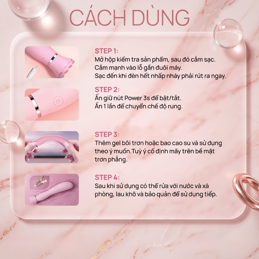 Dương vật giả hít tường đa năng Galaku Ballet