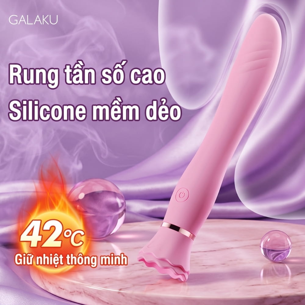 Dương vật giả hít tường đa năng Galaku Ballet