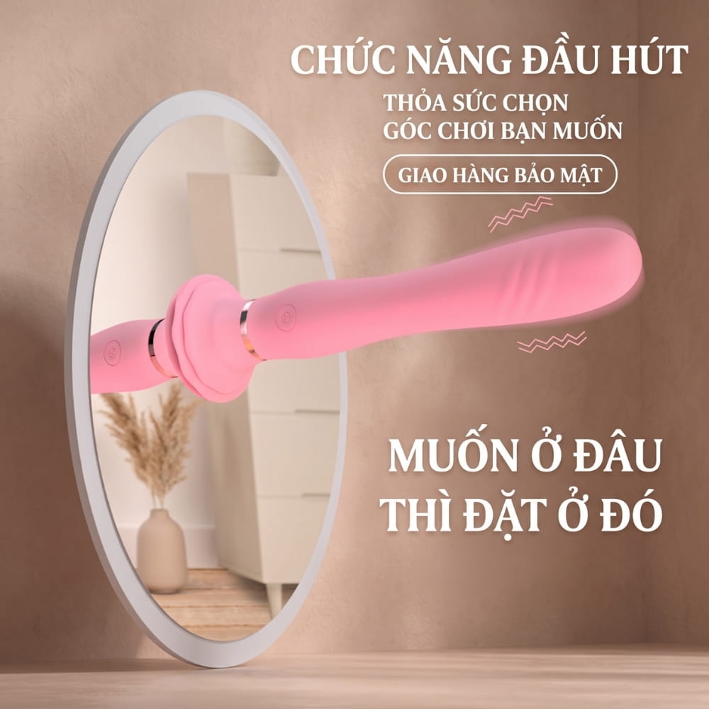 Dương vật giả hít tường đa năng Galaku Ballet