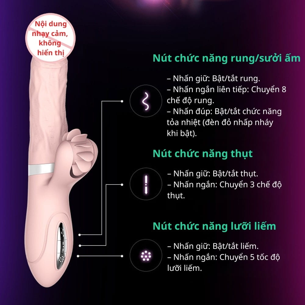 Dương vật giả đa năng Evo Mars
