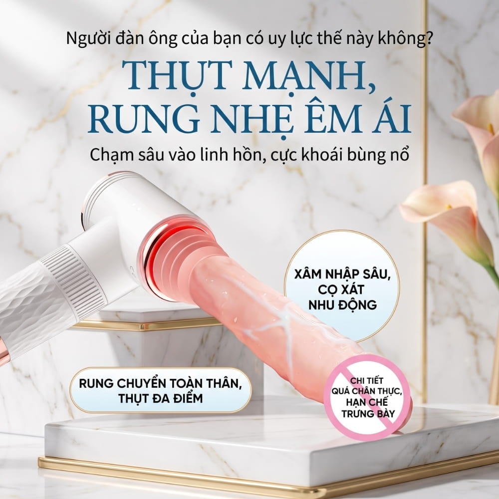 Dương vật giả hít tường đa năng Dibe Muscle Man