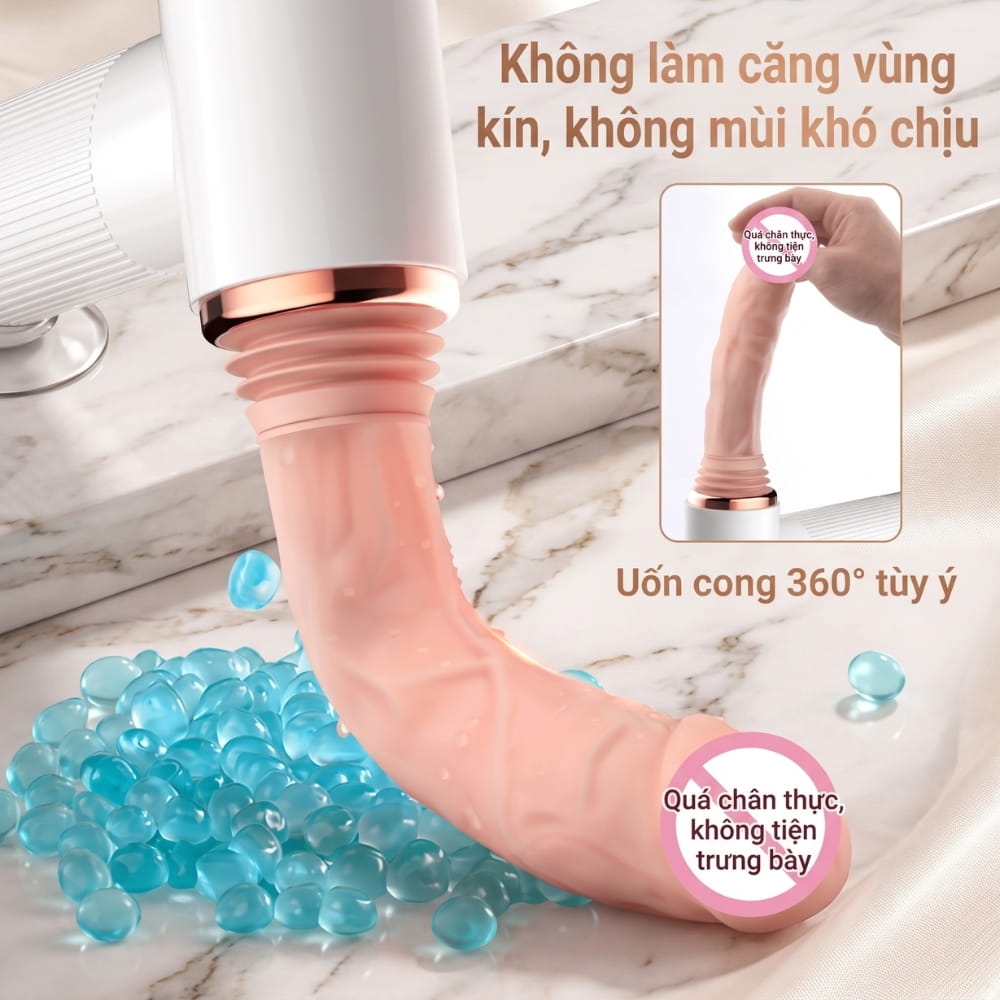 Dương vật giả hít tường đa năng Dibe Muscle Man