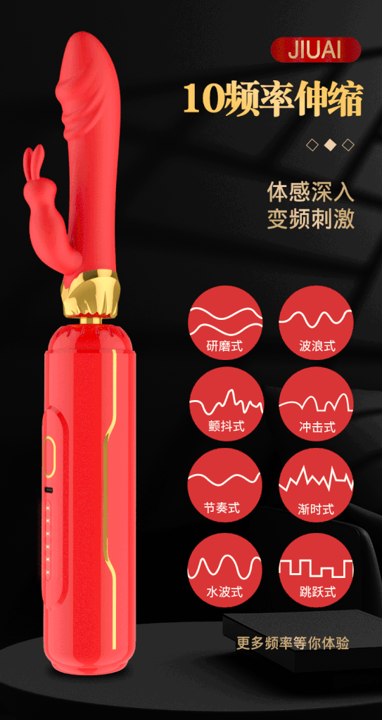 Dương vật giả Jiuai Impact Rabit đa năng chính hãng