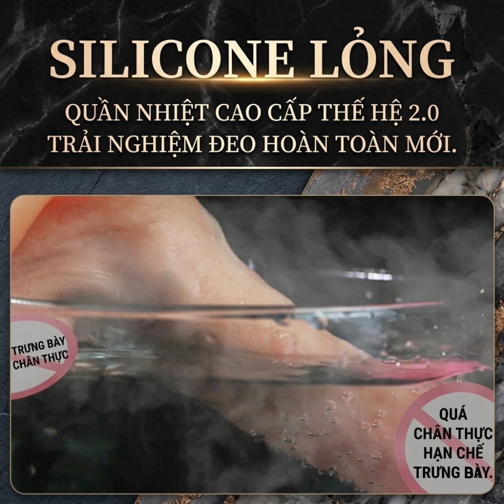 Dương vật giả đeo liền quần Jiuai Silicone