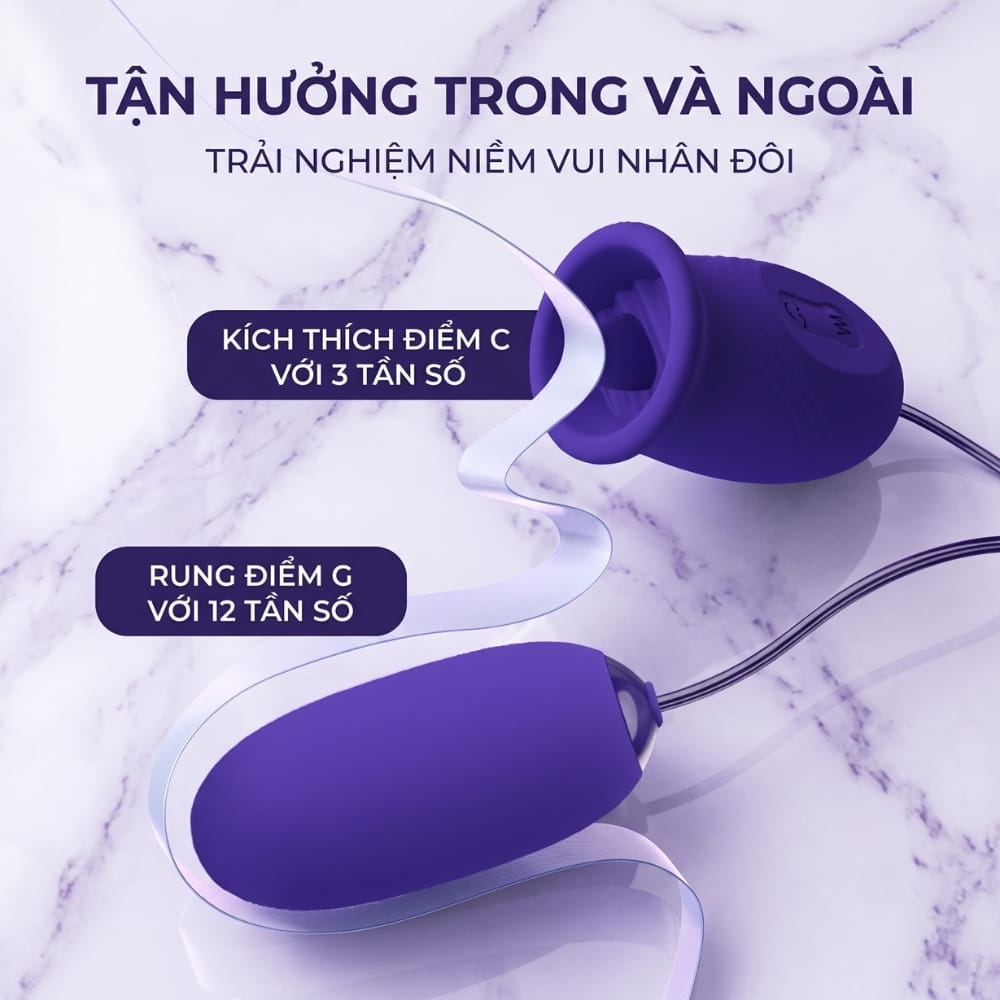 Trứng rung đa năng Pretty Love Daisy-Youth