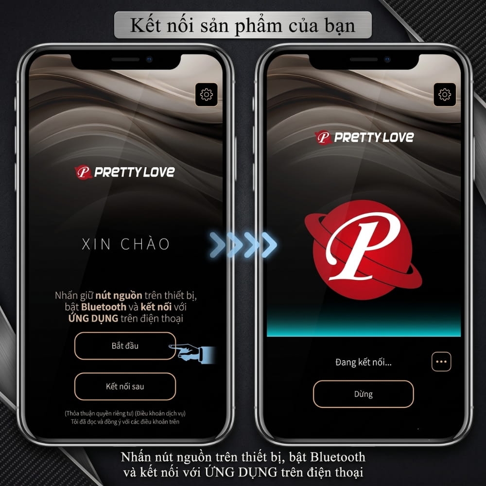 Chíp rung Pretty Love Shey App