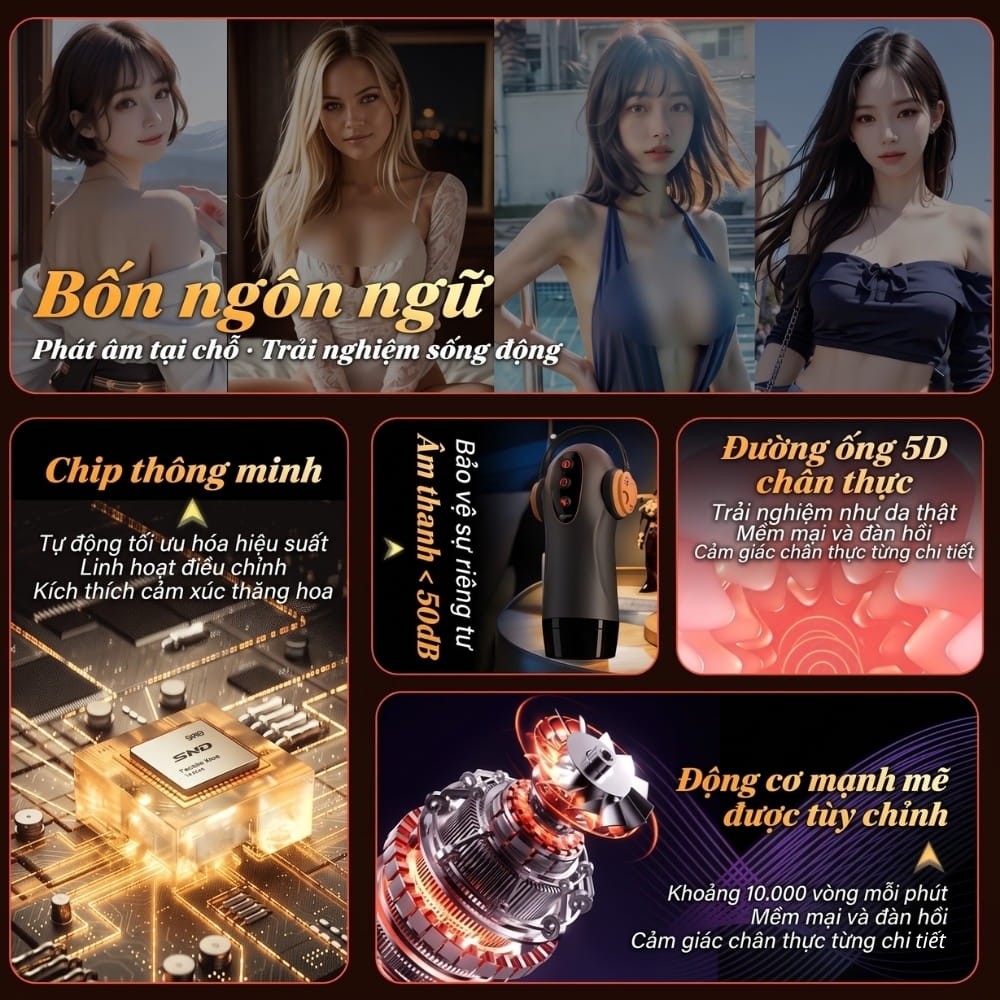 Âm đạo giả hít tường đa năng Jiuai Explorer Cup (có app)