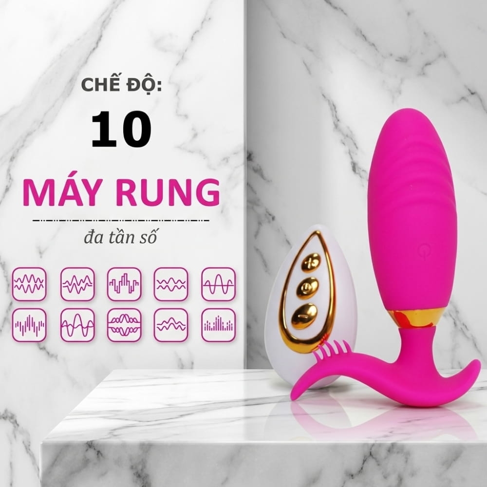 Plug hậu môn Boqi Vảy Rồng BQ74 Remote