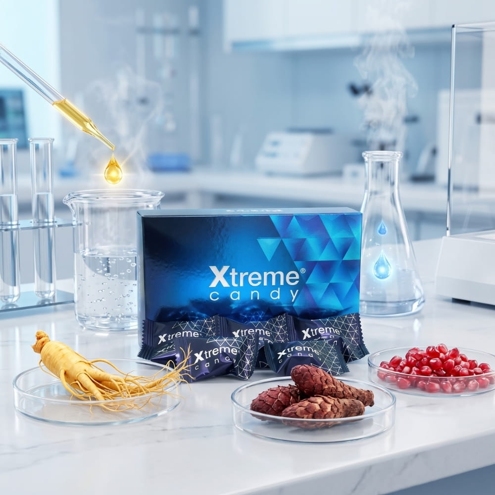 Kẹo sâm tăng cường sinh lý Xtreme Candy hộp 30 viên