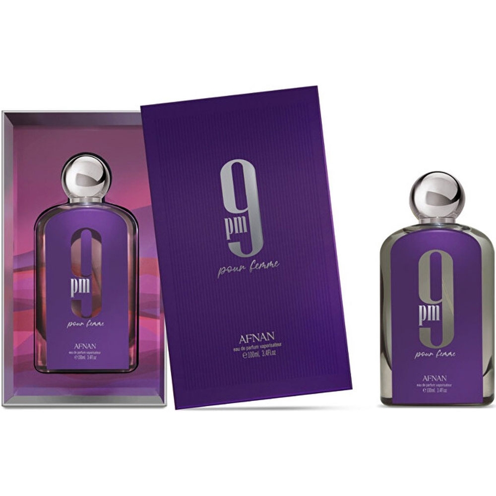 Nước hoa nữ Afnan 9pm tím Pour Femme 100ml chính hãng