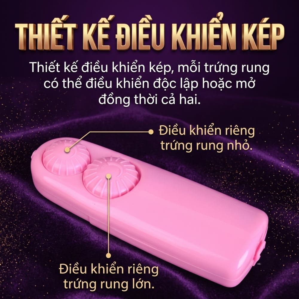Trứng rung 2 đầu gai Jiuai