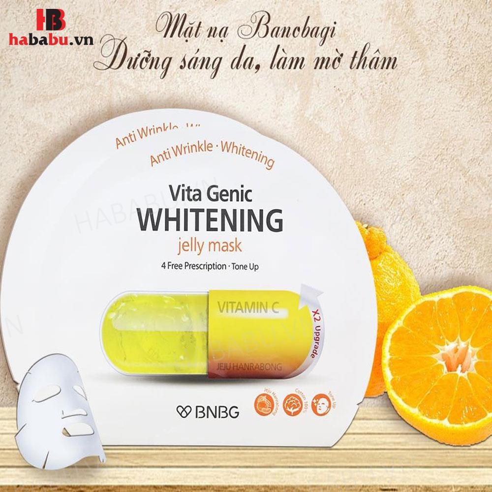 Mặt nạ Banobagi Genic Jelly Mask Vitamin C set 10 miếng chính hãng
