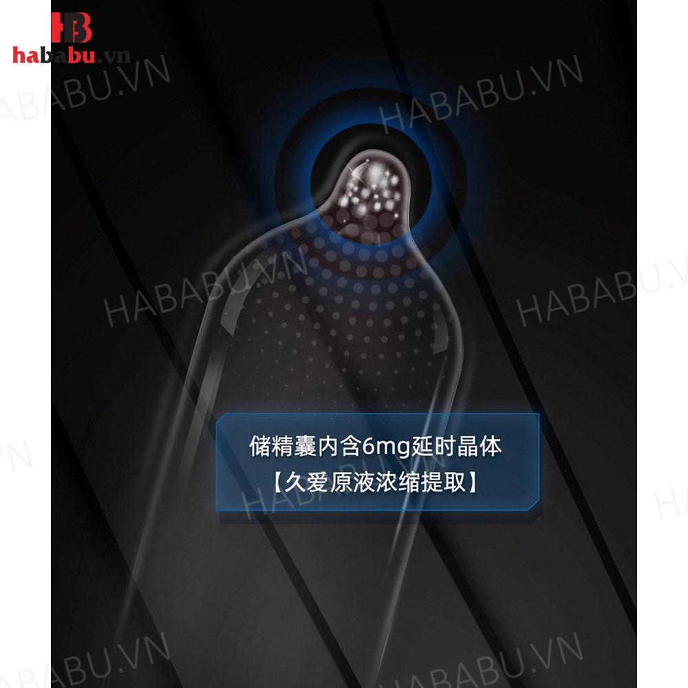 Bao cao su Drywell Long Lasting hộp 3 chiếc kéo dài thời gian chính hãng