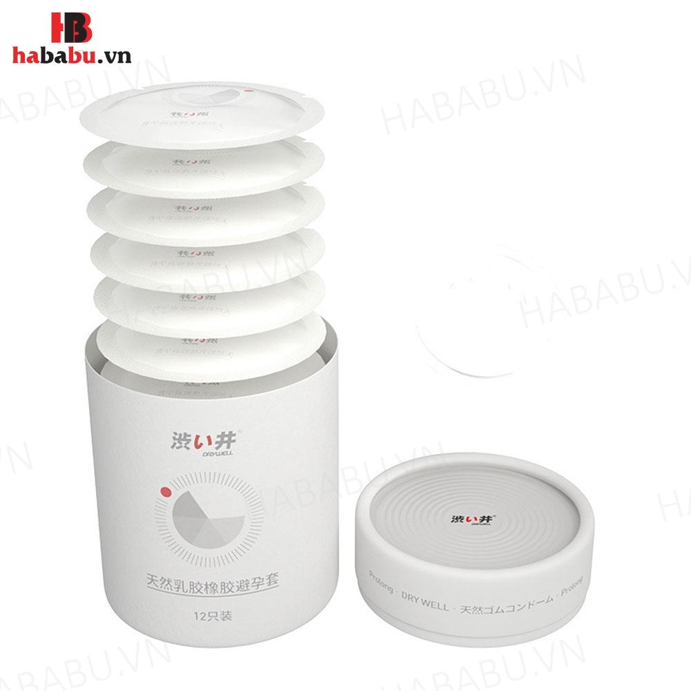 Bao cao su Drywell Long Lasting Pro hộp 12 chiếc kéo dài thời gian chính hãng