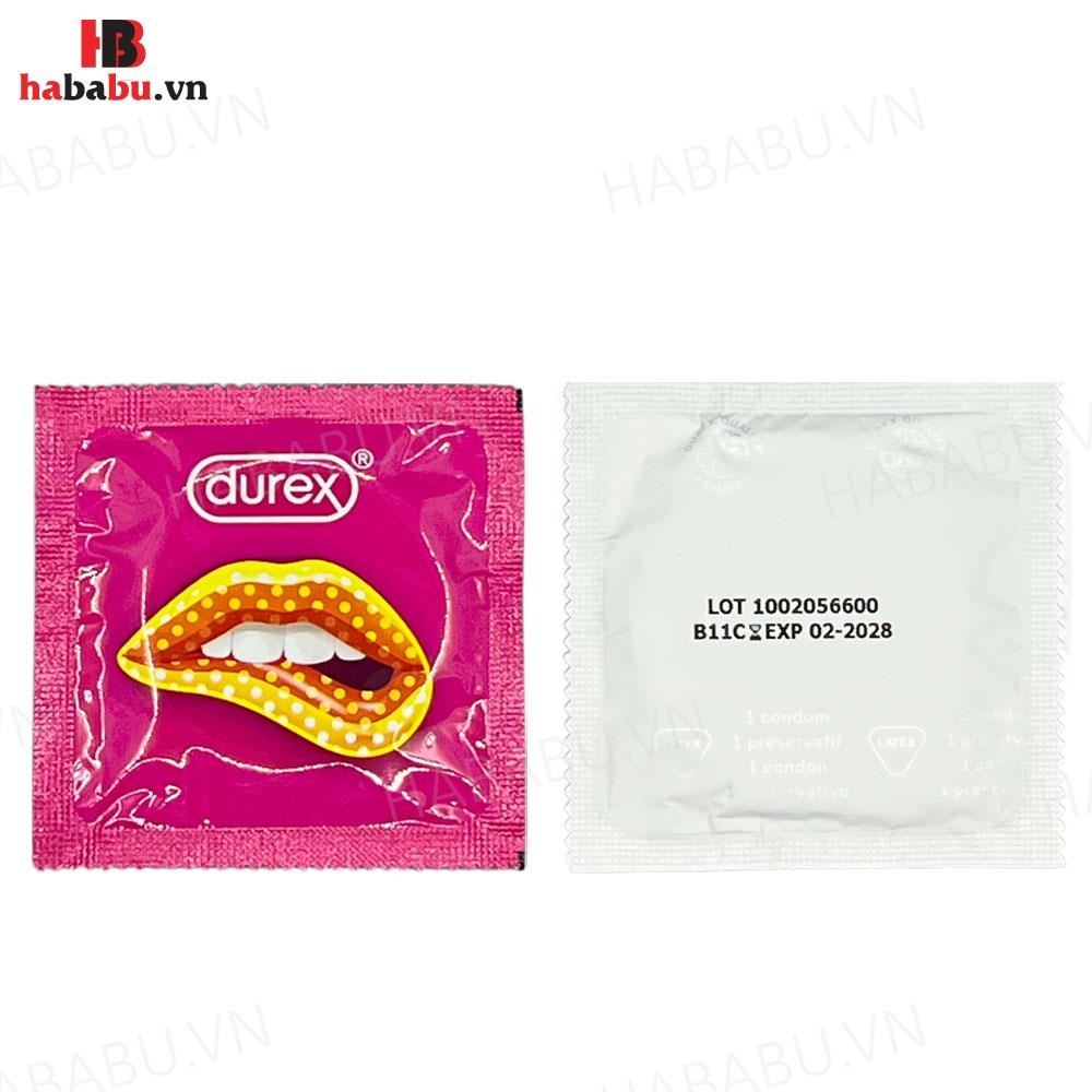 Bao cao su Durex Pleasuremax hộp 12 chiếc tăng khoái cảm chính hãng