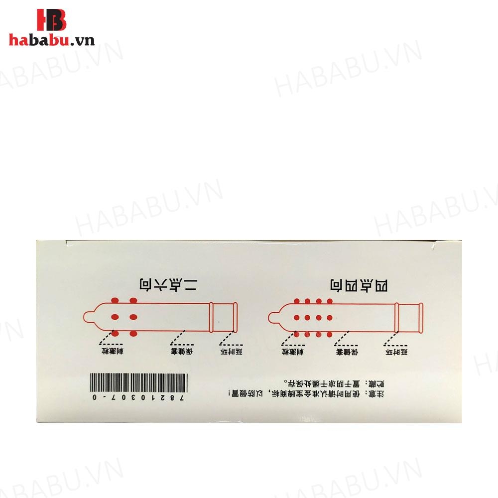 Bao cao su tăng khoái cảm Gold Bi hộp 2 chiếc chính hãng