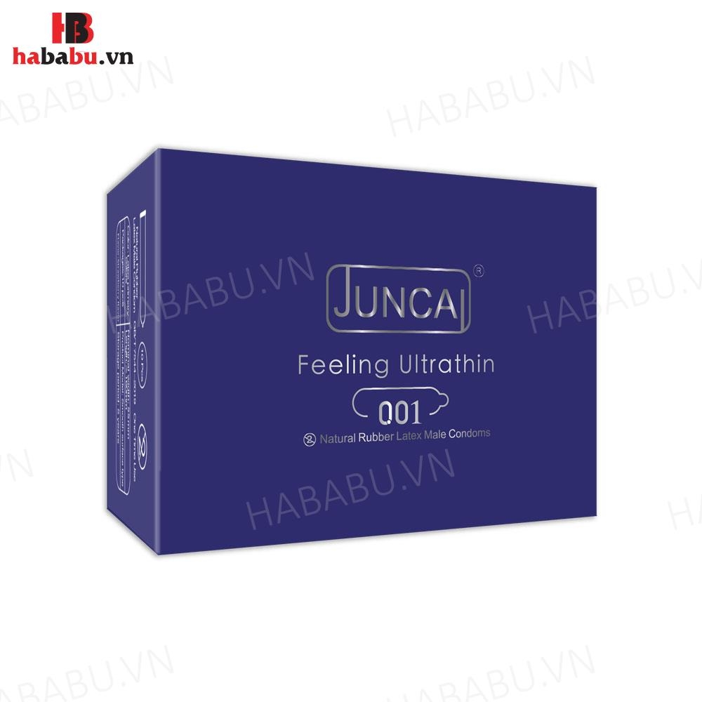 Bao cao su siêu mỏng Juncai Great hộp 10 chiếc chính hãng