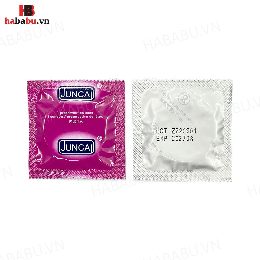 Bao cao su Juncai Pleasuremax hộp 12 chiếc tăng khoái cảm chính hãng