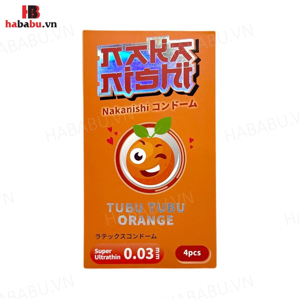 Bao cao su siêu mỏng Nakanishi Cam hộp 4 chiếc chính hãng