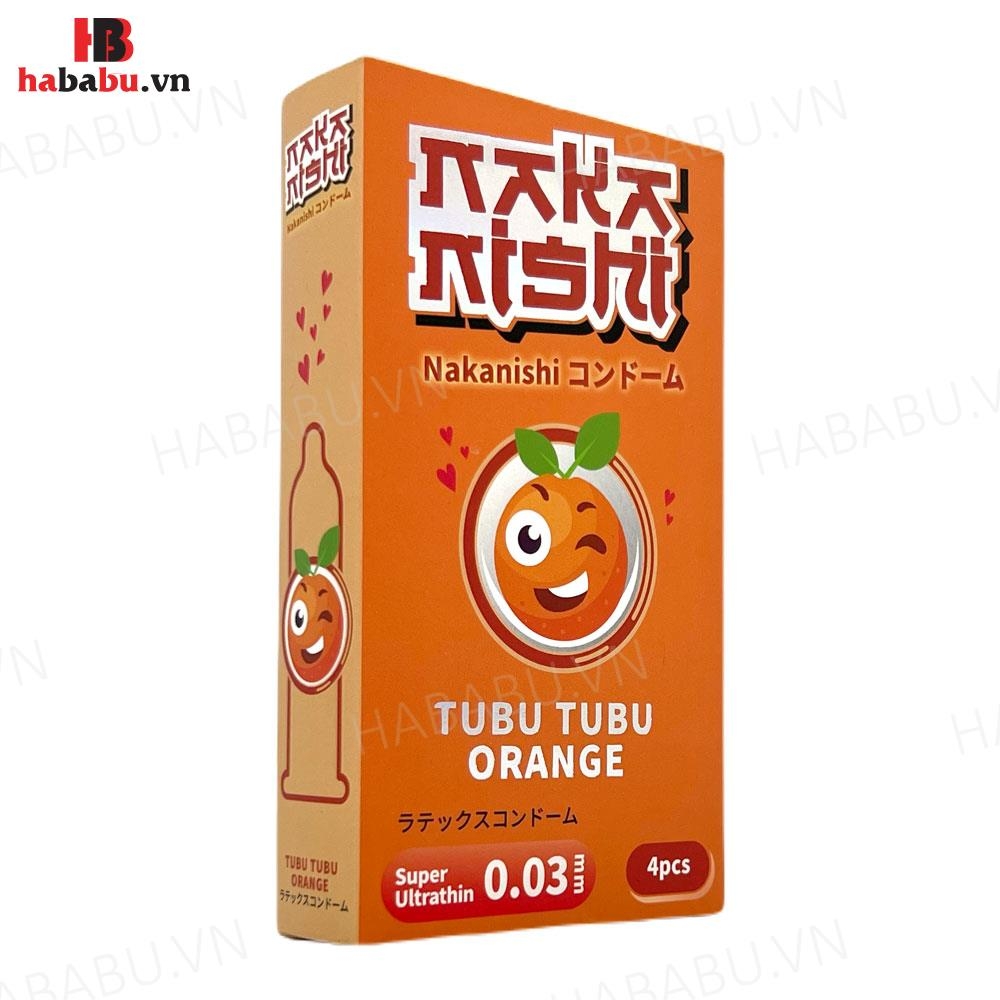 Bao cao su siêu mỏng Nakanishi Cam hộp 4 chiếc chính hãng