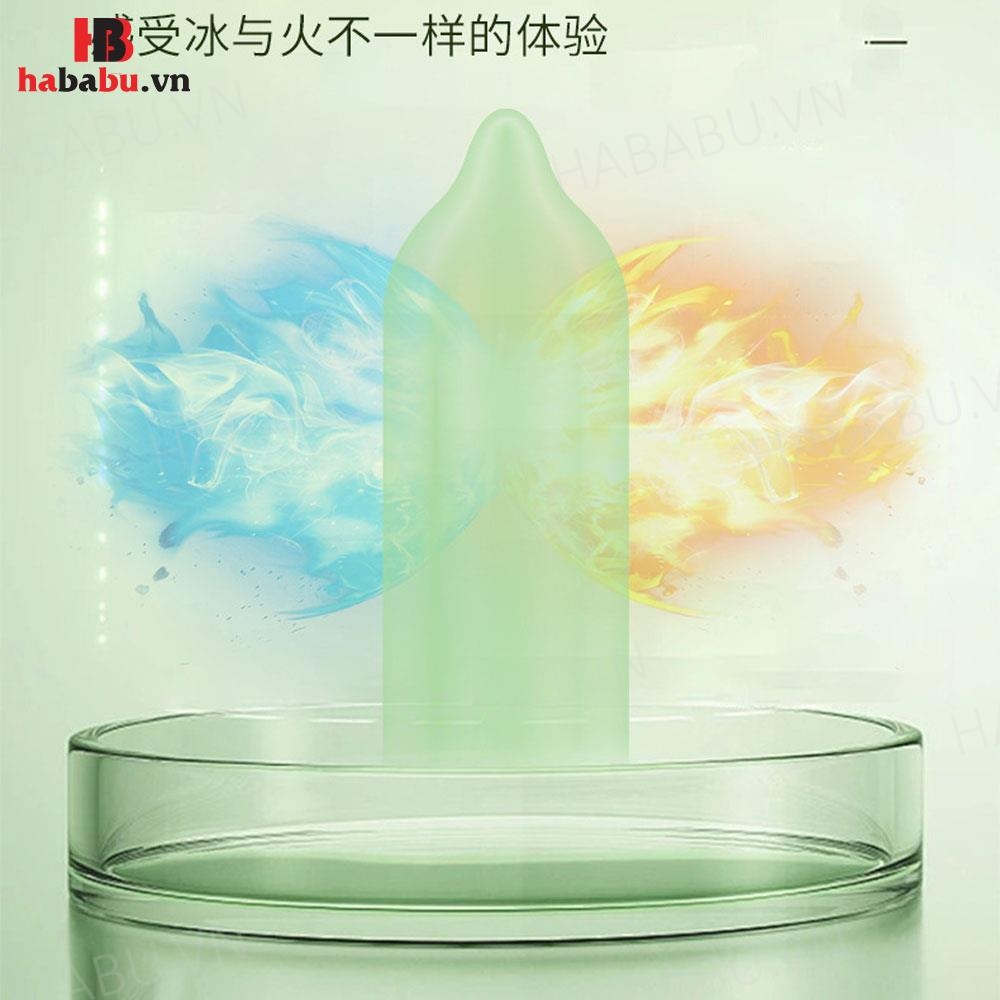 Bao cao su Olo Dầu Gió hộp 10 chiếc siêu mỏng chính hãng