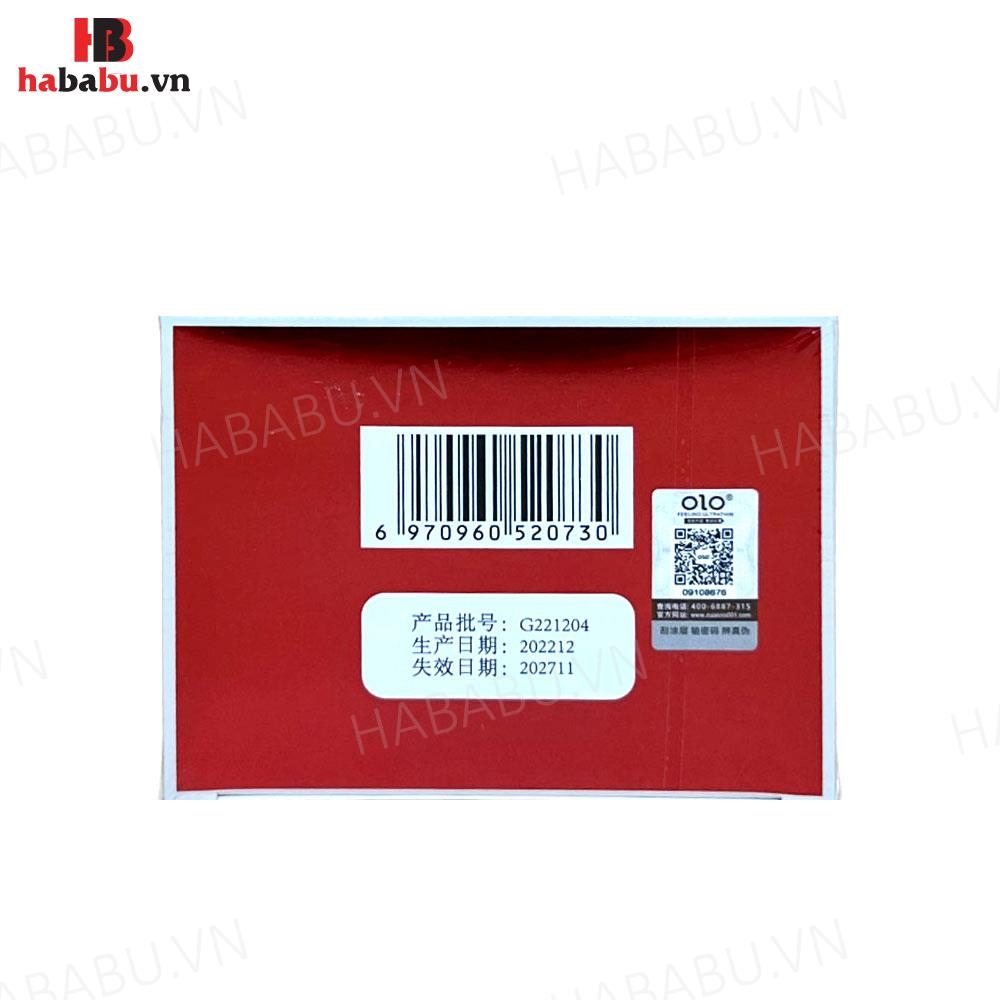 Bao cao su siêu mỏng Olo 0.01 Đỏ hộp 10 chiếc chính hãng