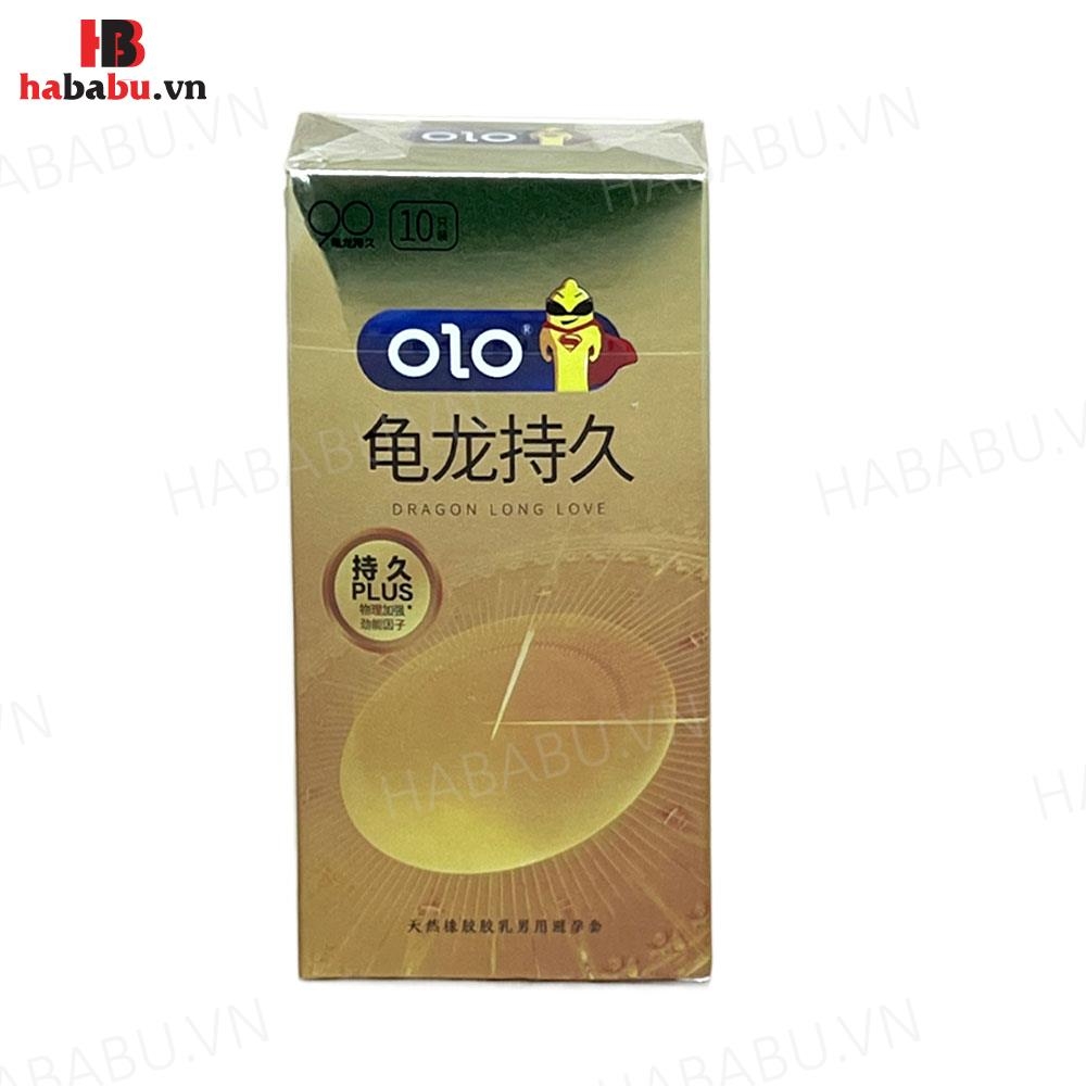 Bao cao su Olo Dragon Long Love hộp 10 chiếc kéo dài thời gian chính hãng