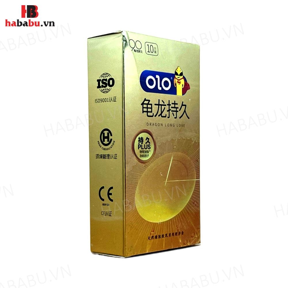 Bao cao su Olo Dragon Long Love hộp 10 chiếc kéo dài thời gian chính hãng