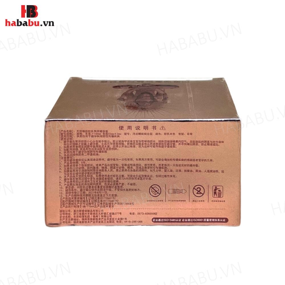 Bao cao su kéo dài thời gian Olo Kama Vàng hộp 10 chiếc chính hãng