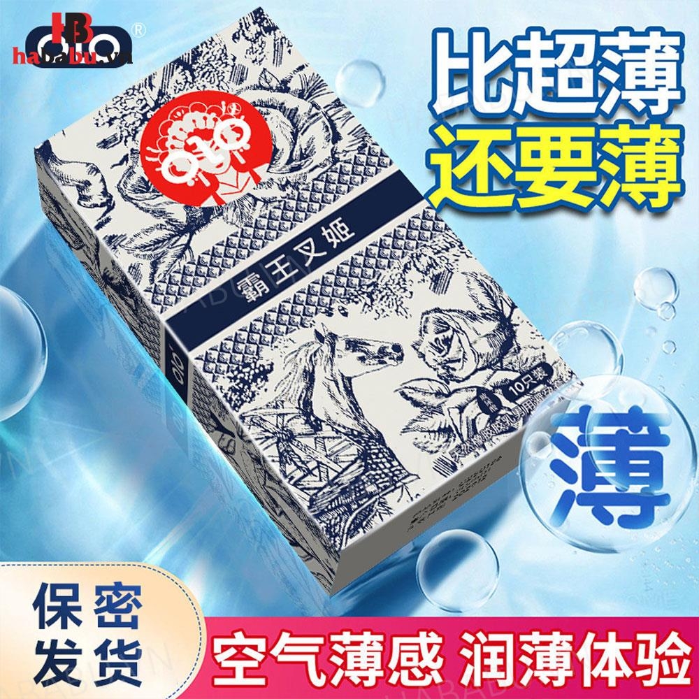 Bao cao su Olo Milk Tea Chagee hộp 10 chiếc siêu mỏng chính hãng