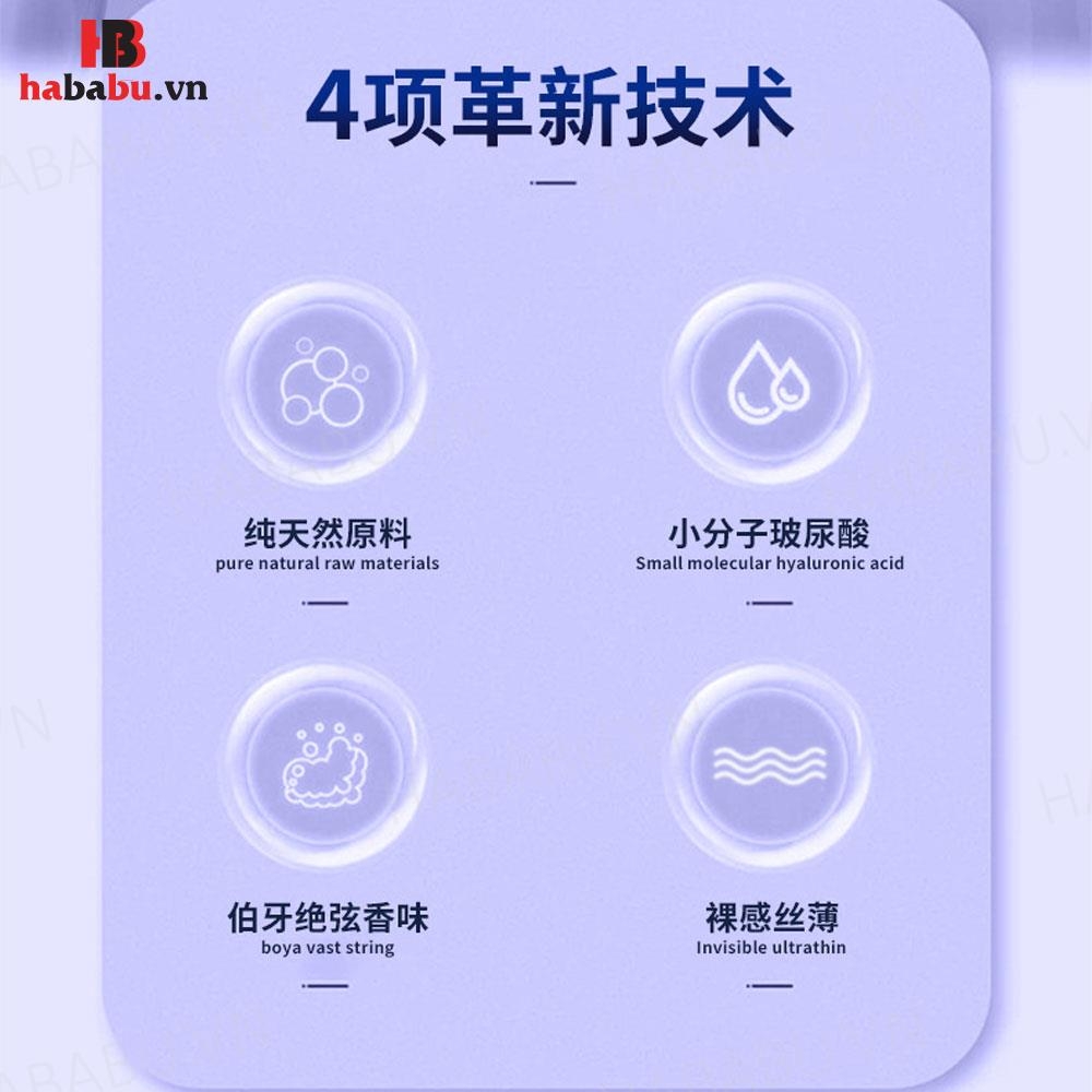 Bao cao su Olo Milk Tea Chagee hộp 10 chiếc siêu mỏng chính hãng