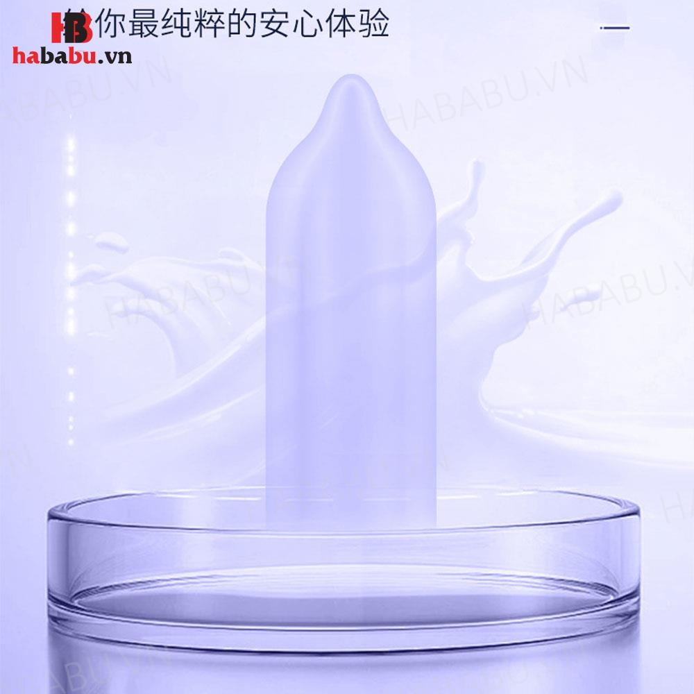 Bao cao su Olo Milk Tea Chagee hộp 10 chiếc siêu mỏng chính hãng