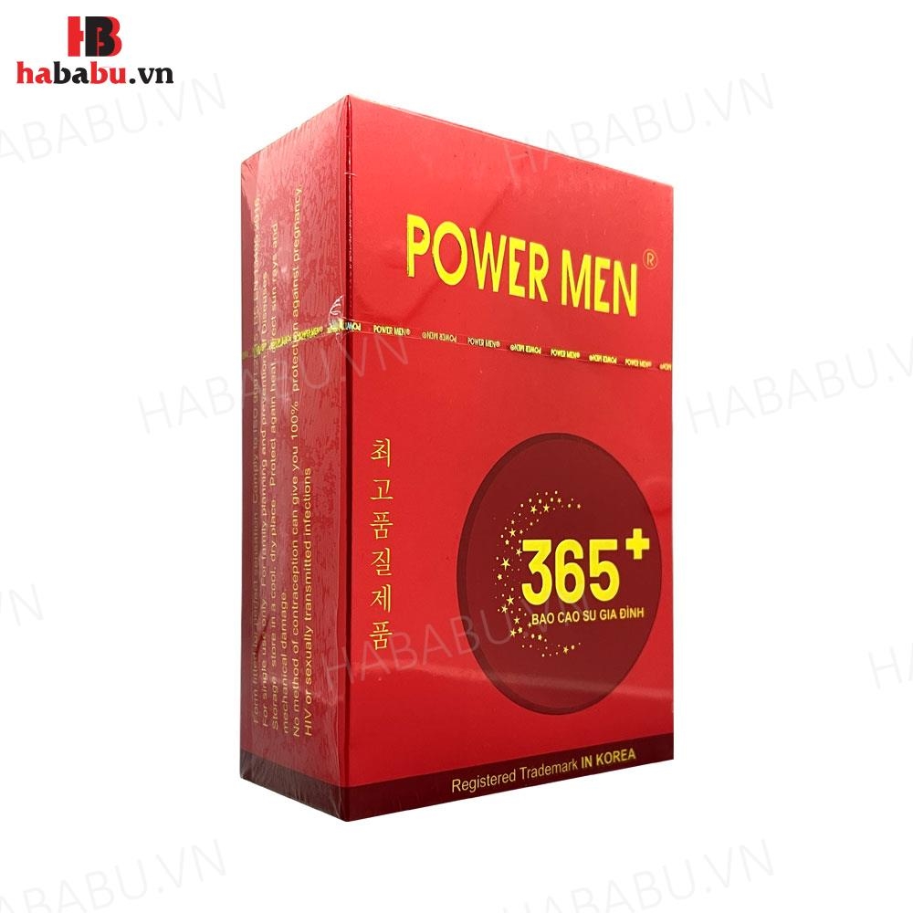 Bao cao su gia đình Powermen 365 hộp 99 chiếc chính hãng
