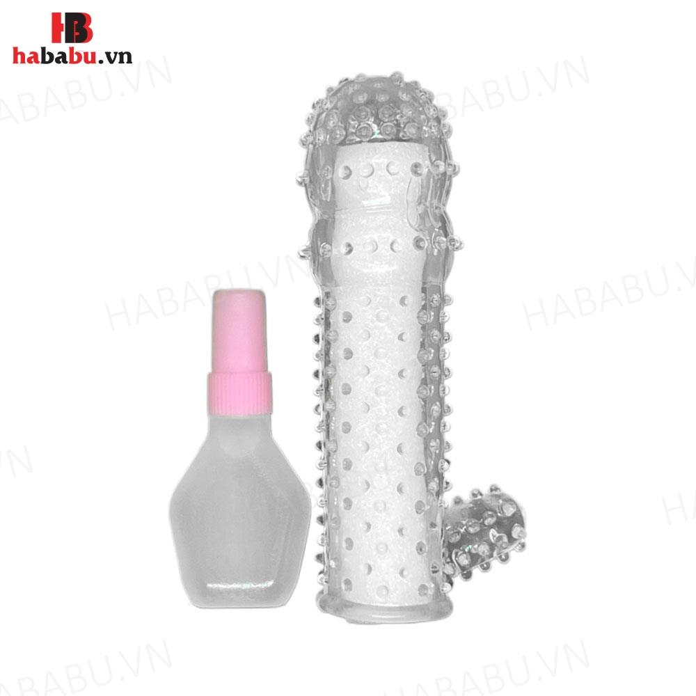 Bao cao su đôn dên Crystal Condom Gai Nhánh tăng kích thước chính hãng