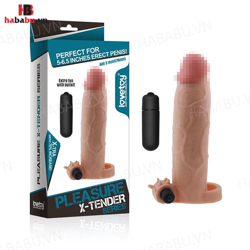 Bao cao su đôn dên Lovetoy LV1066 rung tăng kích thước chính hãng