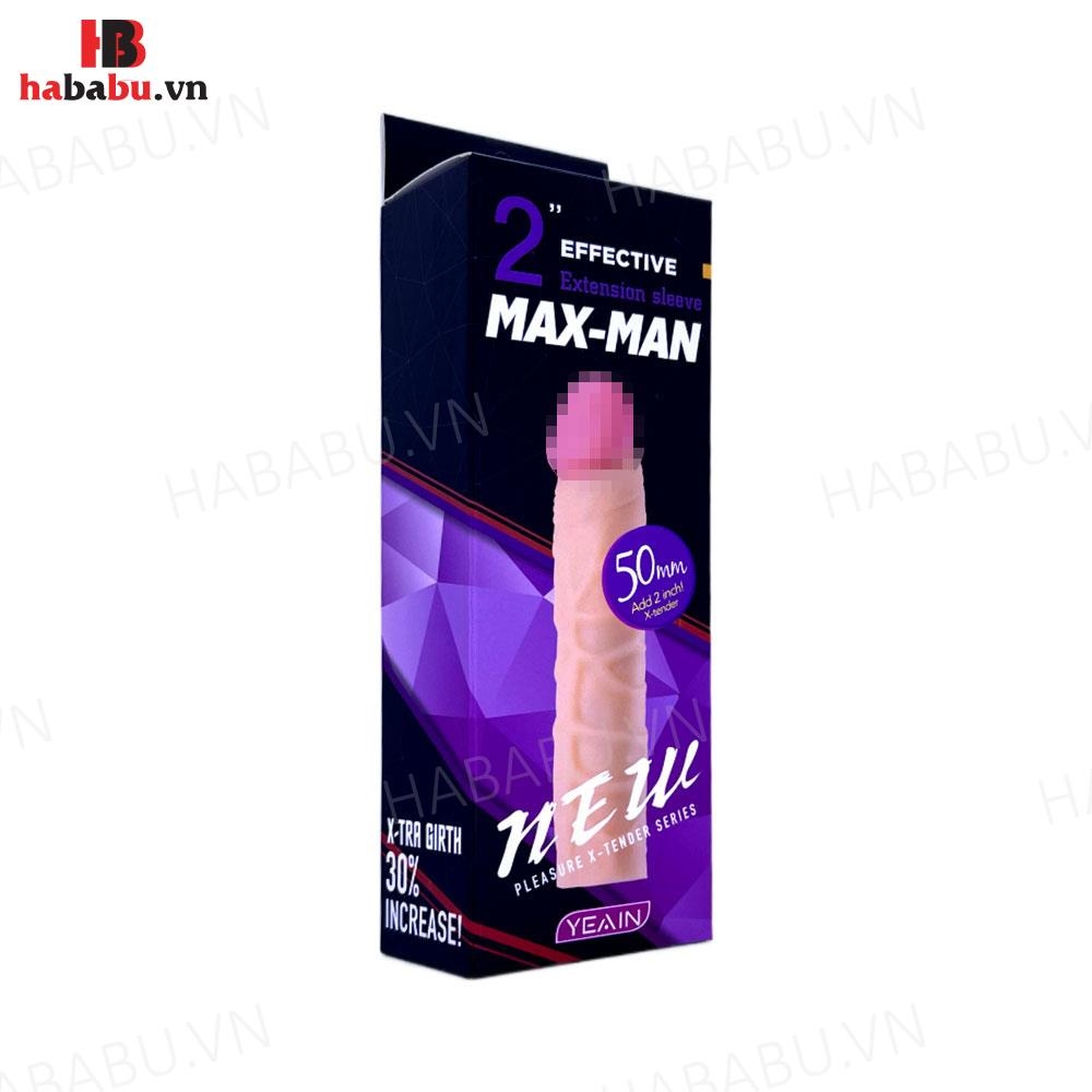 Bao cao su đôn dên Max-Man YY913 tăng kích thước chính hãng