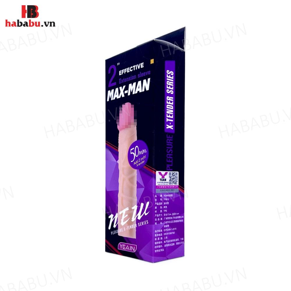 Bao cao su đôn dên Max-Man YY913 tăng kích thước chính hãng