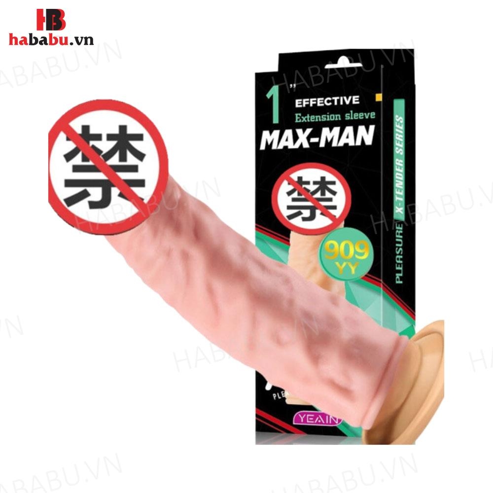 Bao cao su đôn dên Max-Man YY909 tăng kích thước chính hãng