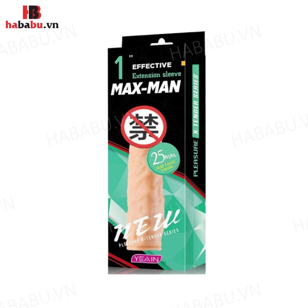 Bao cao su đôn dên Max-Man YY909 tăng kích thước chính hãng