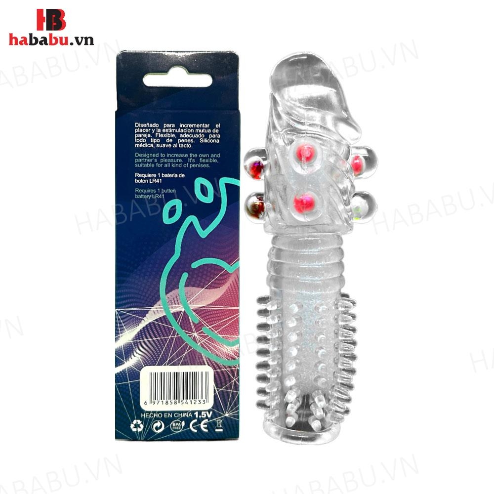 Bao cao su đôn dên silicone Bi Gai tăng kích thước chính hãng