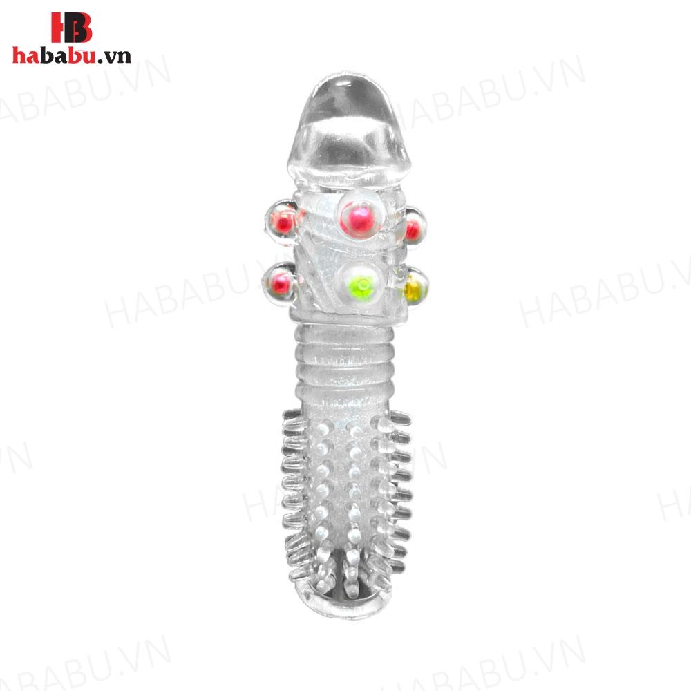 Bao cao su đôn dên silicone Bi Gai tăng kích thước chính hãng