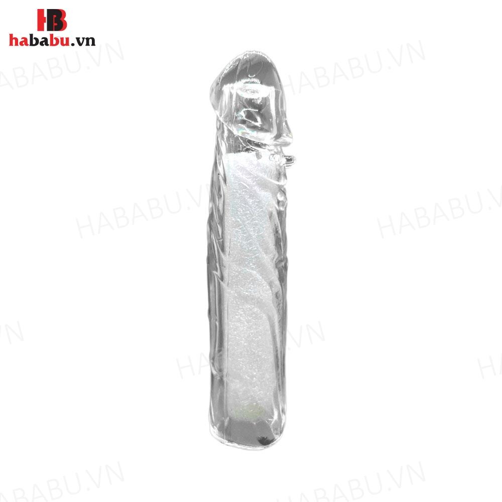 Bao cao su đôn dên silicone Đầu Gân tăng kích thước chính hãng