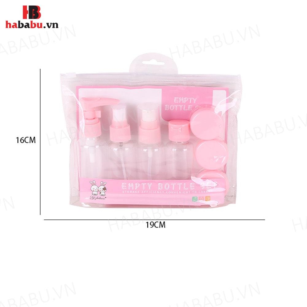 Bộ chiết mỹ phẩm du lịch Shulifang 7 món chính hãng
